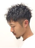 爽やかメンズ☆ビジネスショートマッシュ黒髪透明感カラー