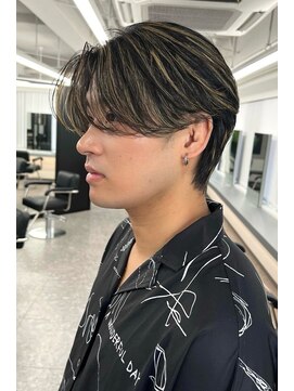 ランズ(LANDS) メンズカット　メッシュカラー【韓国ヘア 大阪 梅田】