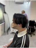 簡単スタイリングの メンズヘア