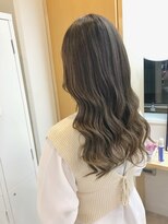 ルッソカナン(Lusso canaan)&nbsp;グラデーションカラー＆コテ巻き風パーマ