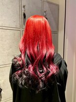 ヘアリゾート粋 新宿三丁目本店&nbsp;デザインカラー/インナーカラー/ビビットピンク