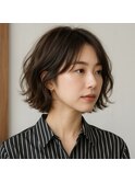 ショートボブ立体パーマ　20代 30代 40代 50代 60代 髪質改善