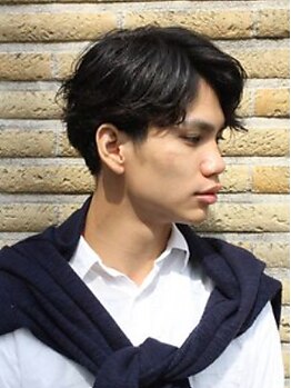 グラスヘアー 本店(Grass hair)の写真/【メンズ専門】バーバーならではの伝統的技術を活かした、おしゃれなパーマスタイルはGrass hair本店に☆