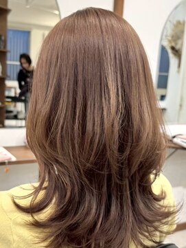 ルイ(ROUIS produced by LUCK 津田沼) ROUIS 津田沼 ブラウン×ベージュ ハイライト