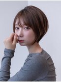 デザインカラー/レイヤーカット/ウェットヘア/オリーブベージュ