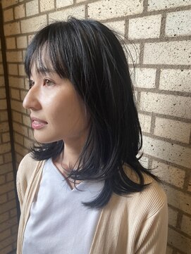 ロライマ 中目黒(roraima) 黒髪/大人ミディアムレイヤー/ナチュラル
