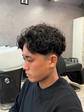 リッチブランドアンドコー(Rich Brand&Co) パーマ波巻きスパイラル/メンズパーマ/シャドウ/ラルフカール