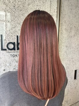 銀座ラボ 千葉店(LA BO) 髪質改善　ピンクブラウン　ベージュ