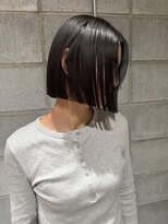ノル 栄矢場町(nol)&nbsp;髪質改善ストレート×切りっぱなしボブ(タッセルボブ/縮毛矯正)