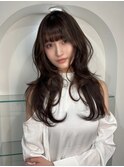 博多美容室/チョコレートカラー/レイヤーカット
