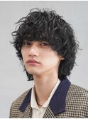 渋谷波巻きパーマ束感ツイストスパイラル無造作メンズパーマ色気