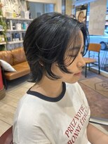 ブラウン(Brown)&nbsp;毛流れショートウルフカット