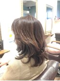 40代50代60代/レイヤースタイル/ゆる巻きウルフスタイル