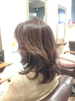 ヘアー グリーン(hair green) 40代50代60代/レイヤースタイル/ゆる巻きウルフスタイル