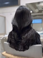 ラベスト キョウト(LOVEST)&nbsp;髪質改善ブルーブラック◆ロングレイヤー