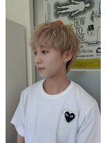 ウーズ ハラジュク(Ooze.HARAJUKU) ハッシュカットグレージュデザインカラーツートーンカラー原宿