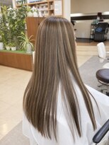 ビーワンヘアー 藤井寺 土師ノ里(B1hair) 40代50代からの大人女性/ハイライト/白髪ぼかし