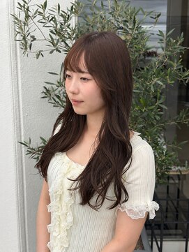 バルス(BLS) 【藤枝】ゆるカールで魅せるアッシュブラウンレイヤー