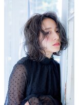 アンククロス 表参道(ANKH CROSS)&nbsp;外国人風グレージュ×ウェーブ【ANKH CROSS表参道】