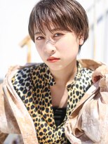 テトヘアー(teto hair) マッシュショート、アッシュブラウン、シースルーバング