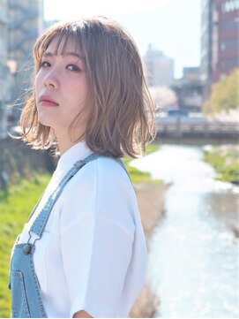 ノチ(Noci) 【志治幸佳】抜け感カラーとボブで愛され女子へ