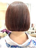首元スッキリ☆横から見ても綺麗なパツっとボブ