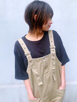 ラウンジ モリオ イケブクロ(Lounge MORIO Ikebukuro)&nbsp;【morio池袋】可愛くて色気のあるマッシュウルフショート♪