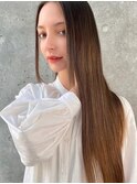 シンプルだから美い美髪ストレート/艶髪美人/髪質改善ストレート