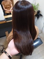 ヘアーカルチャー 小倉台店 HAIR CULTURE&nbsp;ミディアムストレート髪質改善カラー艶髪セミロング
