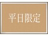 【平日限定】ダメージレスカラー＋ブロー＋ミルボン4stepトリートメント