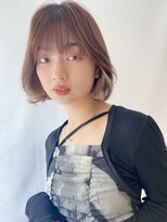 ケーツー心斎橋 クイーンズガーデン バイ ケーツー(K two QUEEN'S GARDEN by K two)&nbsp;韓国風タンバルモリ*くびれボブ*インナーカラー3/心斎橋&なんば