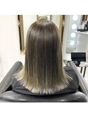 ◎バレイヤージュ_ハイライトグラデーション