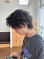 ヘアポジション 東通(HAIR Position)&nbsp;波巻きツイストスパイラル。襟足をいかしたパーマです。