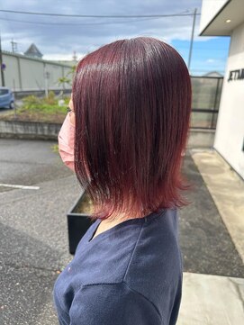 ジュテーム(JE T'AIME) 外ハネ×暖色カラー