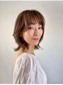 loe 脱白髪染めハイライト ミドル