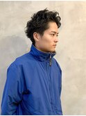 刈り上げないショート×ニュアンスパーマ
