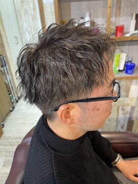 デルフィーノ ヘアーパフォーム(delfino hair perform) ツイスパとグレージュカラー