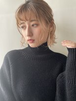 ディスアンドザット あびこ店(THIS&THAT)&nbsp;ボブ×ハイトーンカラー