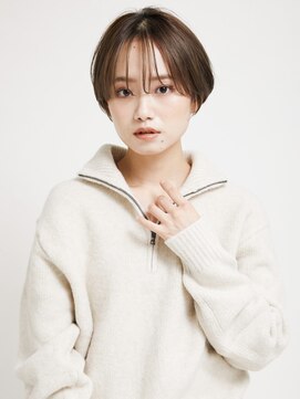 オンク 新宿(onk) 黒髪/グレーベージュ/レイヤーロング/前髪パーマ[新宿駅]