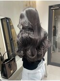 グレージュ/韓国ヘア/韓国レイヤー/レイヤーカット/名古屋美容院