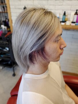 バルビエーレ アーディ(Barbier Adi) ホワイトカラー　　インナーパープル