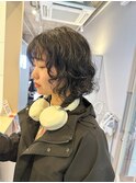 ボブパーマ/くせ毛カット/くせ毛パーマ/くせ毛活かし/癖毛カット