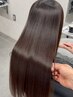 《梅雨対策♪》 カット＋美髪矯正＋トリートメント　￥24000