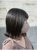 切りっぱなしボブ