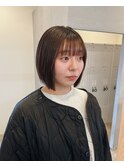 切りっぱなしボブ