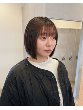 カノエ 松江東津田店(canoe) 切りっぱなしボブ