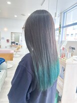 エルフ(elf)&nbsp;グラデーション×ターコイズカラー/ にしじまみえ