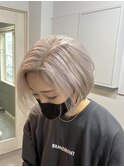 【ホワイトカラー×ショートボブ】SAKI