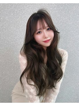 リリー(Lilley) マロンベージュ×姫カットレイヤー×韓国風巻き×髪質改善