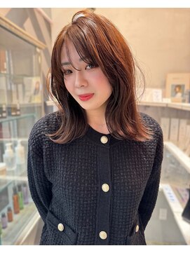 ビューティーマーケット アングゥ イオンモール名取(BEAUTY MARKET ungu) ふわっと顔まわりレイヤー